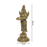 Load image into Gallery viewer, Brass Deep Laxmi Small 8 in