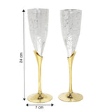Load image into Gallery viewer, Brass Goblet Set of 2 with Red Velvet Box 7 in