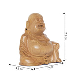 Afbeelding in Gallery-weergave laden, Whitewood Handcarved Laughing Buddha 3 in