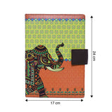 Load image into Gallery viewer, Signature Elephant Leather Case with Diary