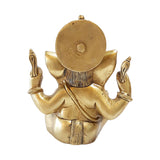 गैलरी व्यूवर में इमेज लोड करें, Brass Ganesh with Big Ears 5.5 in