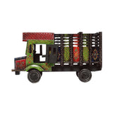 Load image into Gallery viewer, Wooden Handpainted Truck with Conework