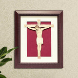 Load image into Gallery viewer, Jesus Wood Art Frame 11 in x 13 in