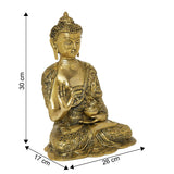 Load image into Gallery viewer, Brass Blessing Buddha 11.5 in