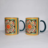 गैलरी व्यूवर में इमेज लोड करें, Pattachitra Folktales Coffee Mugs Set of 2 (300 ml each)