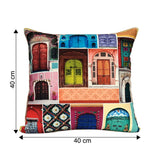 गैलरी व्यूवर में इमेज लोड करें, Dwaar Canvas Cushion Covers - 16 in x 16 in - Set of 2