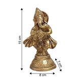 Load image into Gallery viewer, Brass Musical Ganesh Set of 6 in