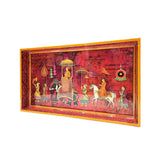Load image into Gallery viewer, King Procession Rectangle Enamel Small Tray