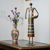 Afbeelding in Gallery-weergave laden, Metal T Lite Holder Doll (Assorted Design) - 12 in