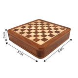 गैलरी व्यूवर में इमेज लोड करें, Sheesham Wood Magnetic Chess Set with Foam Tray