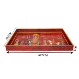 Load image into Gallery viewer, King Procession Rectangle Enamel Medium Tray