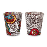 Load image into Gallery viewer, Doodle Art Shot Glasses Set of 2 (30ml each)
