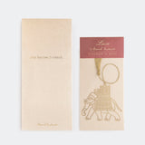 Load image into Gallery viewer, Brass Bookmark Elephant with Carriage