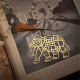 Load image into Gallery viewer, Brass Bookmark Elephant