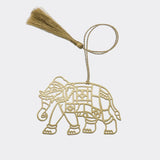 Load image into Gallery viewer, Brass Bookmark Elephant