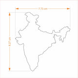 Load image into Gallery viewer, Brass Bookmark India Map