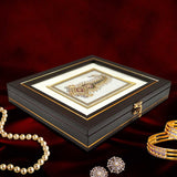 गैलरी व्यूवर में इमेज लोड करें, Marble Inlay Necklace Design Rectangle Gift Box 4 in x 5 in