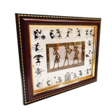 Load image into Gallery viewer, Dokra Warli Painting Frame 3 in x 5 in