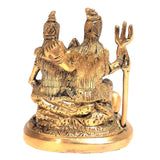 Load image into Gallery viewer, Brass Shiva Family 5 in