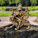 Load image into Gallery viewer, Brass Engraved Durga Maa 3.5 in
