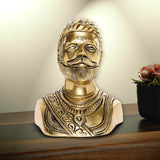 Load image into Gallery viewer, Brass Engraved Shivaji Maharaj 3.5 in