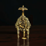 गैलरी व्यूवर में इमेज लोड करें, Brass Engraved Sai Baba with Throne 4 in