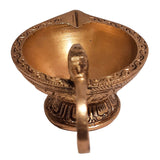 Load image into Gallery viewer, Brass Deepak with Elephant Handle 3.5 in