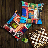 Load image into Gallery viewer, Dwaar Canvas Cushion Covers - 16 in x 16 in - Set of 2