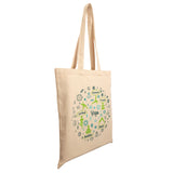 Load image into Gallery viewer, Yoga Printed Tote Bag