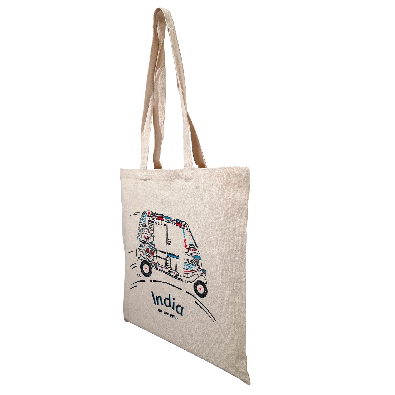 The Bombay Store Auto Printed Tote Bag