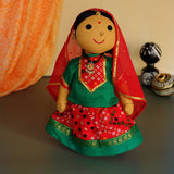 गैलरी व्यूवर में इमेज लोड करें, Kanmani Rajasthani Doll 10 in (Assorted Colours)