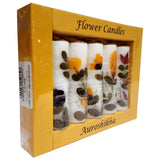 Load image into Gallery viewer, Flower pressed Candles Set of 5