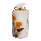 Load image into Gallery viewer, Flower Pressed Lavender Candle 7 cm