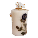 Load image into Gallery viewer, Flower Pressed Sandal Candle 7 cm