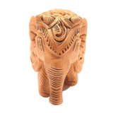 Afbeelding in Gallery-weergave laden, Whitewood Elephant Carved 2.5 in
