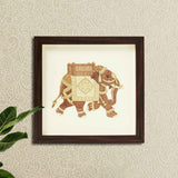Load image into Gallery viewer, Elephant Wood Art Frame 10 in x 10 in