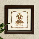 Load image into Gallery viewer, Laxmi Wood Art Frame Small 8 in x 8 in