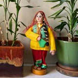 Load image into Gallery viewer, Punjabi Female Doll Dancer 9 in (Assorted Colours)