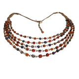 Load image into Gallery viewer, Beaded Necklace with 5 Layers