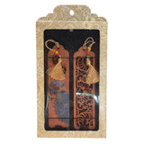 Load image into Gallery viewer, Wooden Bookmark Peacock Set of 2