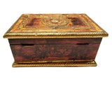 Load image into Gallery viewer, Wooden Box with Brass Fitting